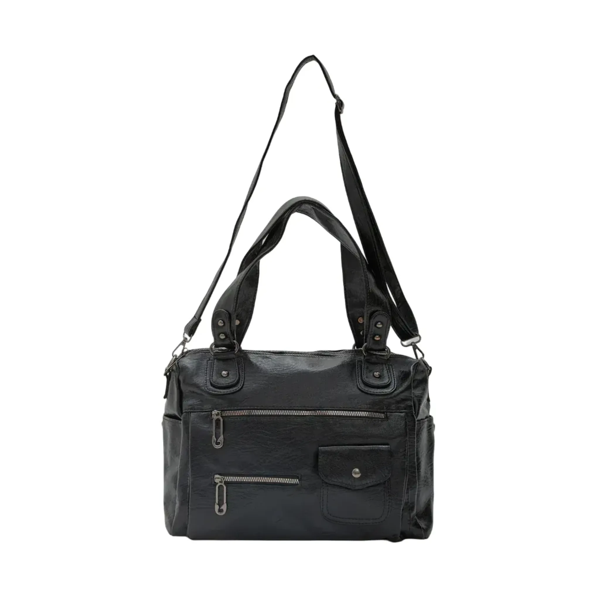 Multi Pocket Tote Bag | Everyday Zip Storage