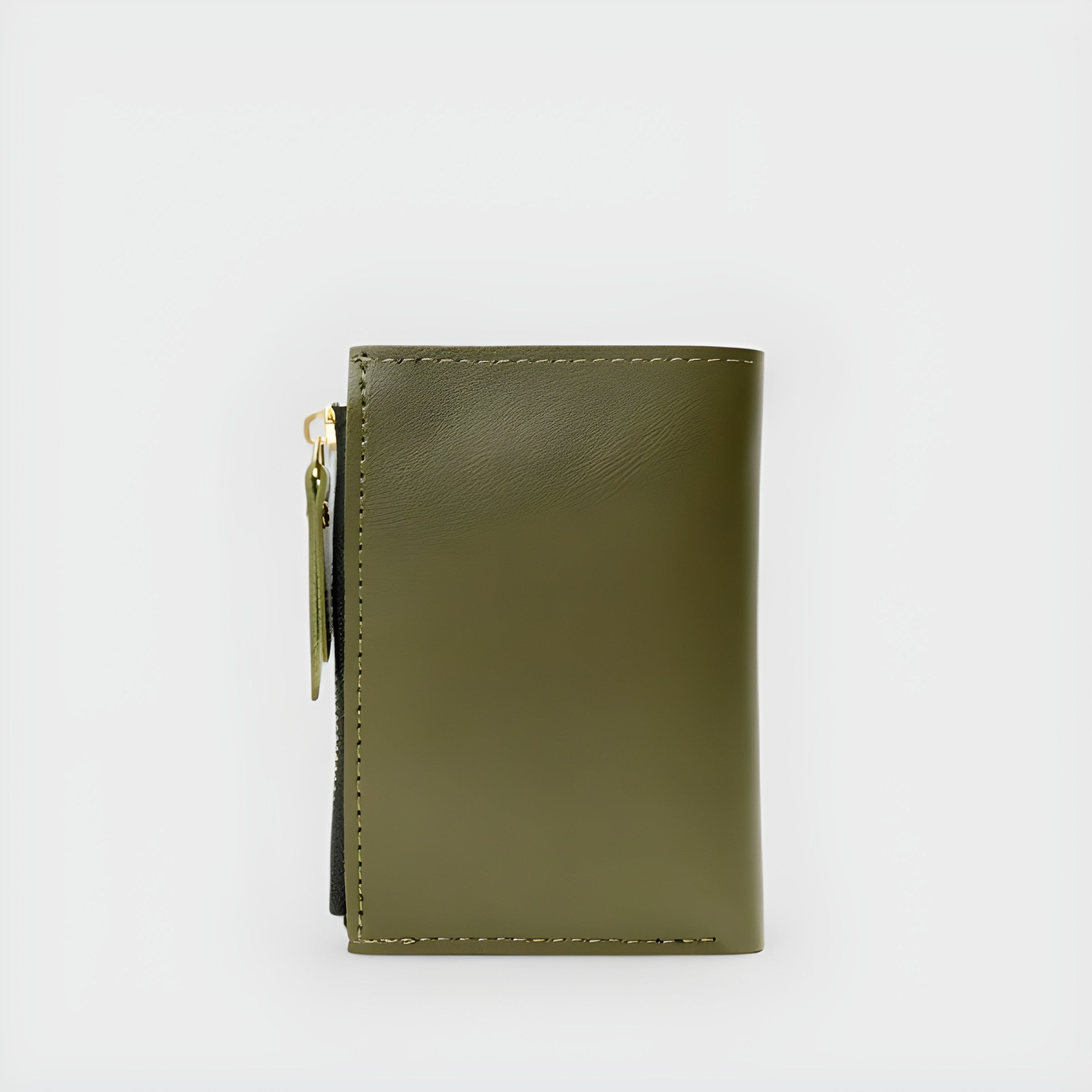 Orchid Embroidered Wallet | Snap Button and Zipper Closure