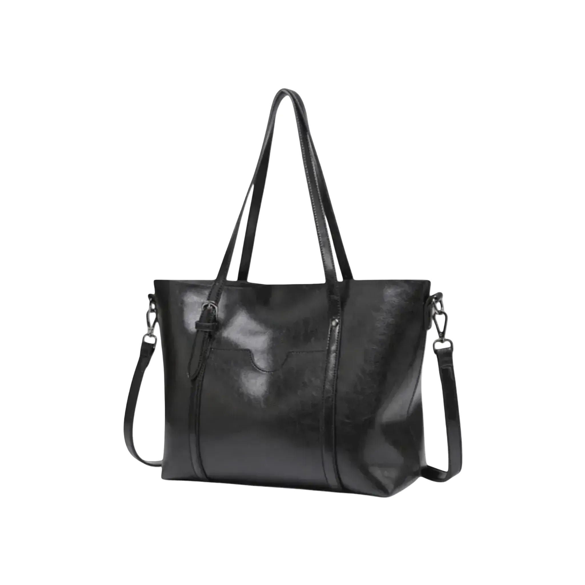 Structured Shoulder Bag | Zip Top