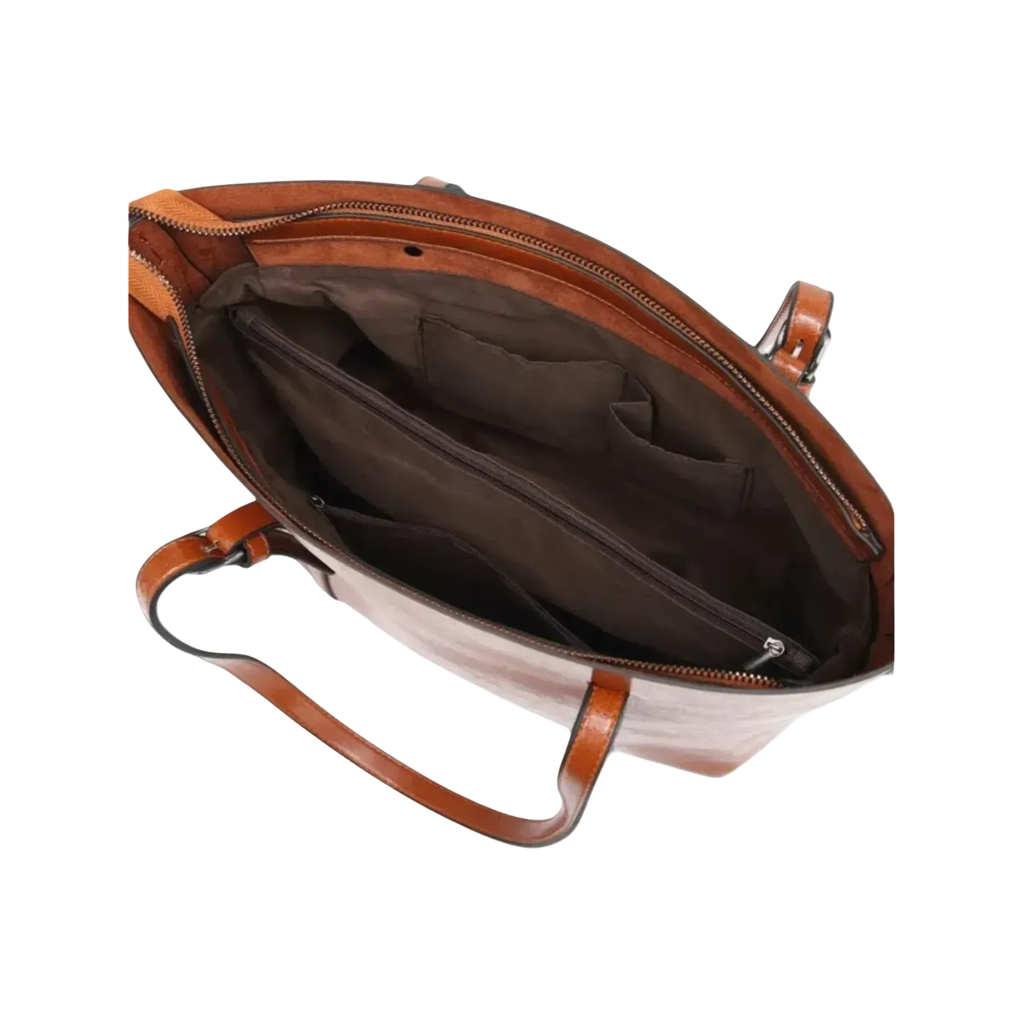 Structured Shoulder Bag | Zip Top