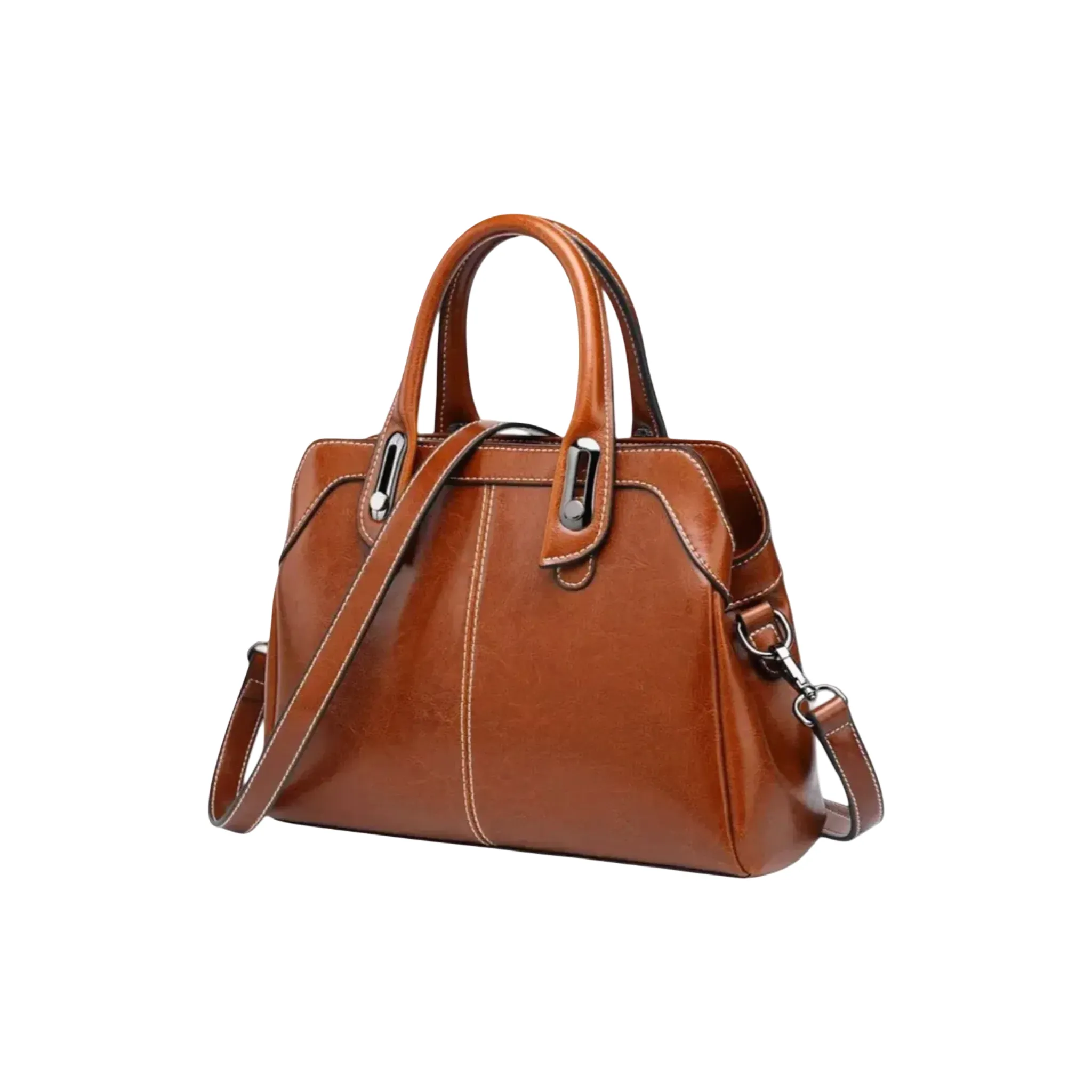 Vintage Handbag | Top Handle Zip