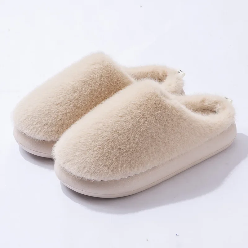Women’s Closed-Toe Indoor Slippers with Plush Lining