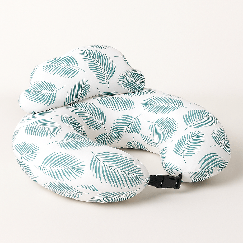 Adjustable Nursing Pillow with C - Shaped Design With Waist Strap - Babies Mall