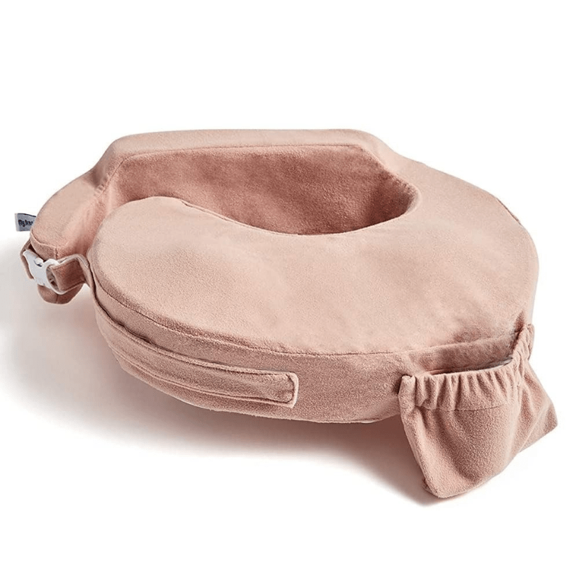 Firm Foam Nursing Pillow with Wraparound Strap, Pocket, Washable Cover - Babies Mall