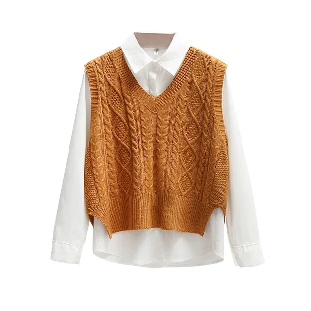 Pastel Knit Vest for Women
