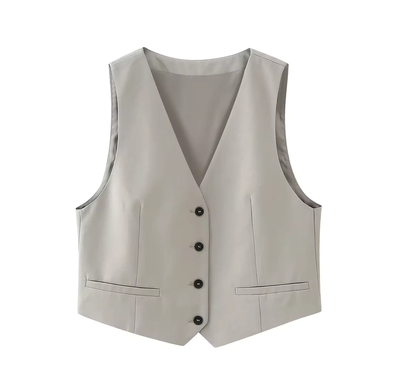 Classy Two-Piece Vest and Trouser Set for Women