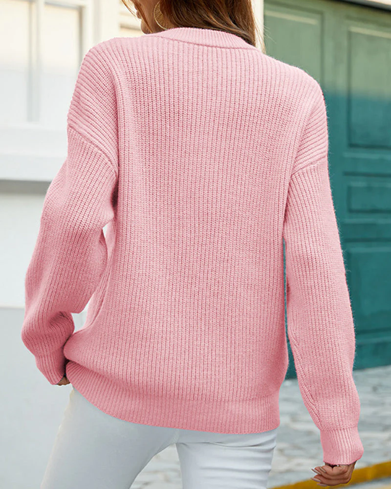 Women’s Round Neck Knit Sweater