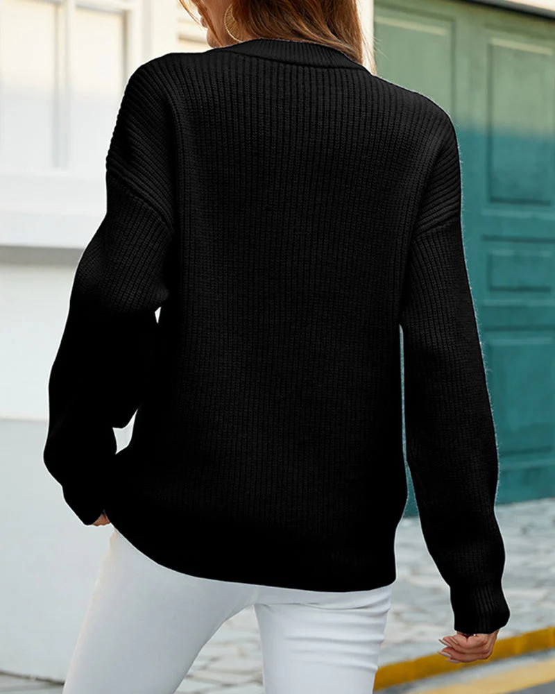 Women’s Round Neck Knit Sweater