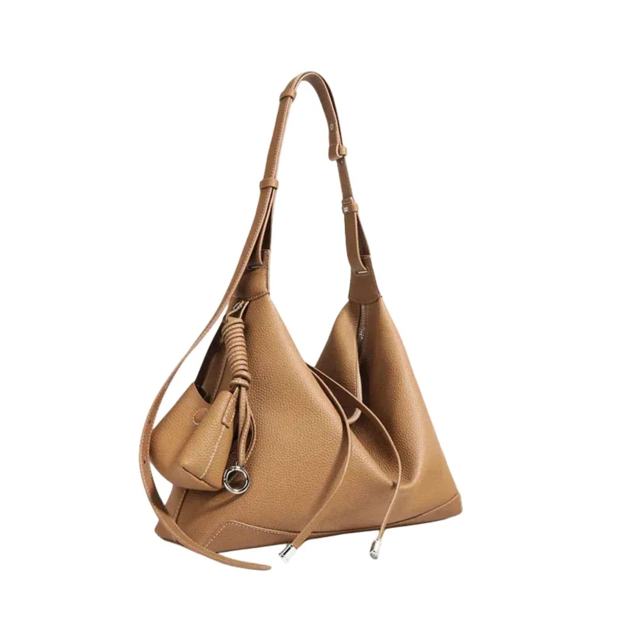 Crossbody Hobo Bag | Zip Strap Shape