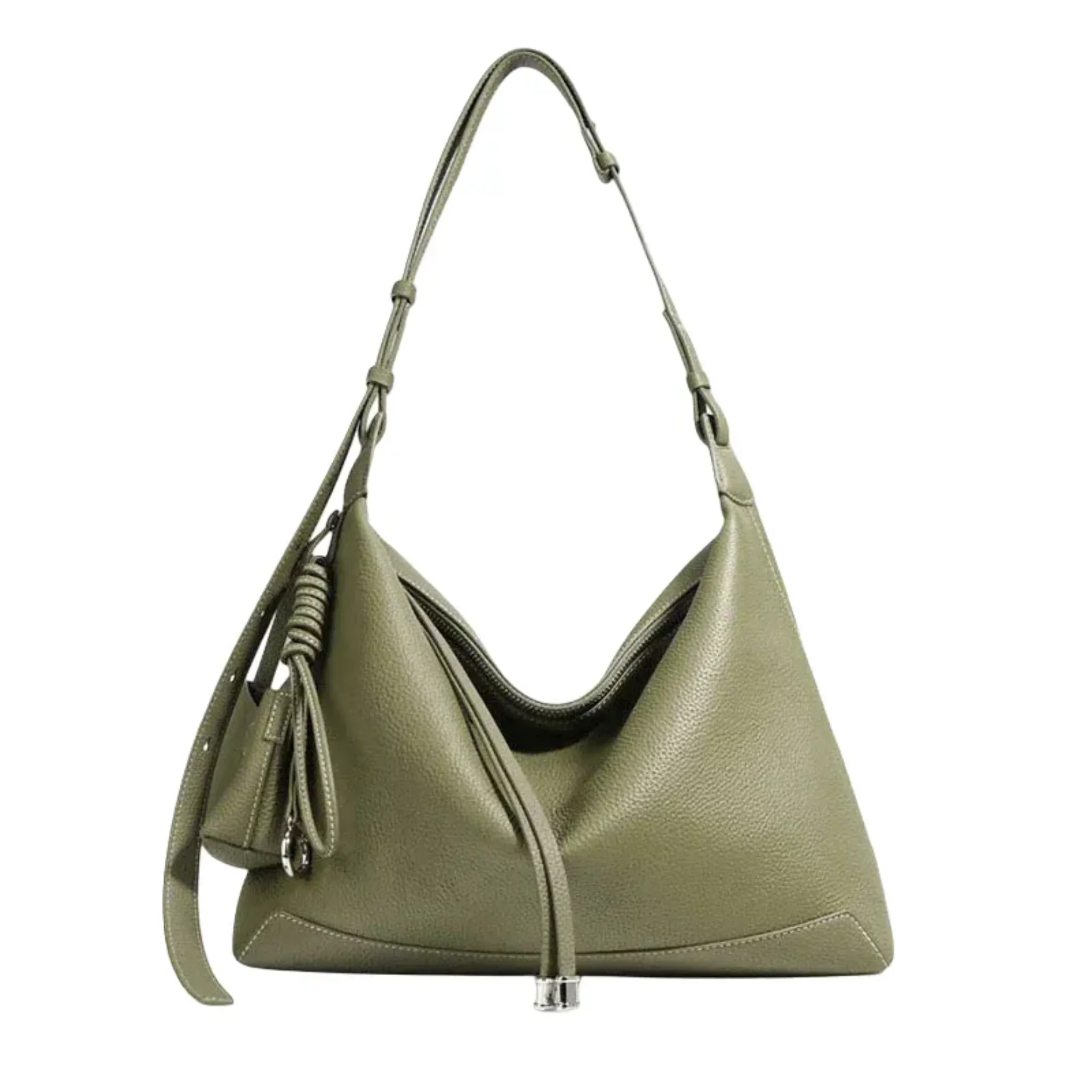 Crossbody Hobo Bag | Zip Strap Shape