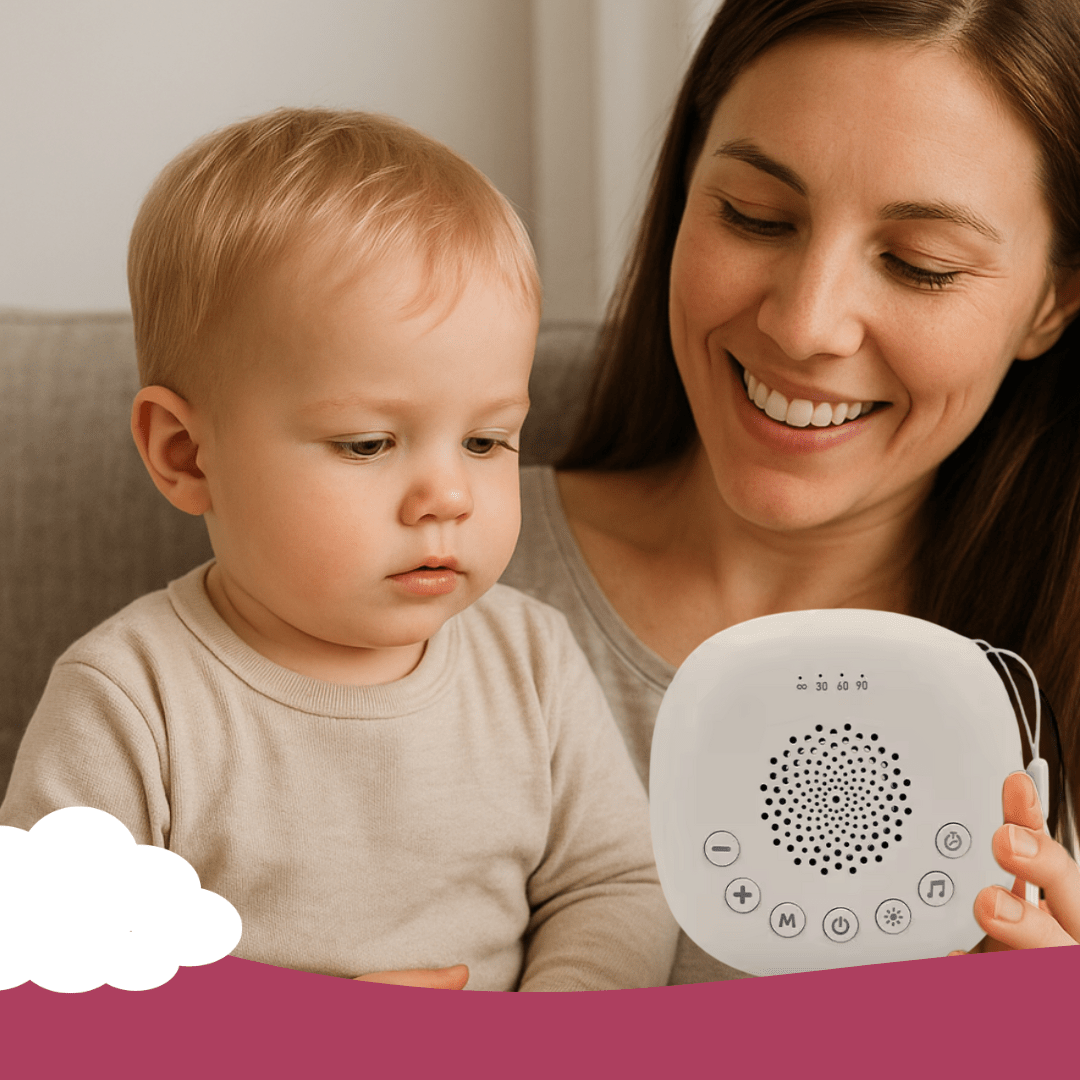 Portable White Noise Machine – 20 Sound Modes, USB - C Rechargeable - Babies Mall