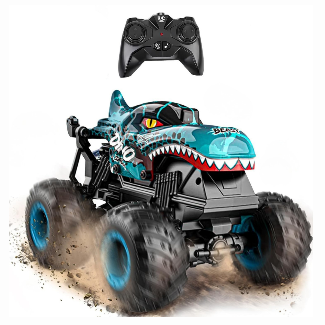 Rechargeable Remote Control Stunt Truck with Bright Lights and Tunes