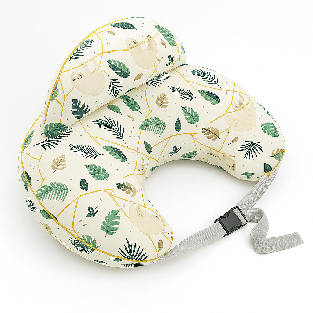 Wraparound Nursing Pillow with Safety Edge And Adjustable Strap - Babies Mall